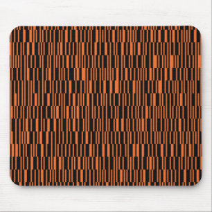 Orange, coola, trendig, modern geometrisk grafik musmatta