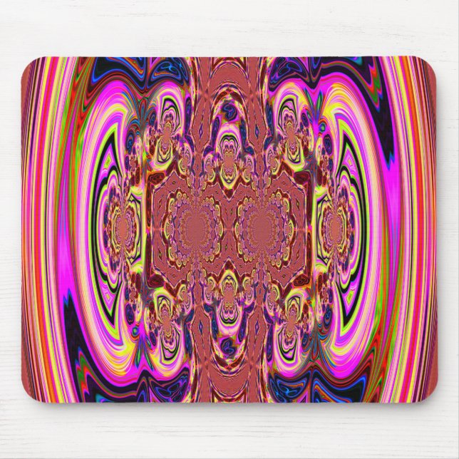 Orange Cosmic Spectacular Mousepad Musmatta (Framsidan)