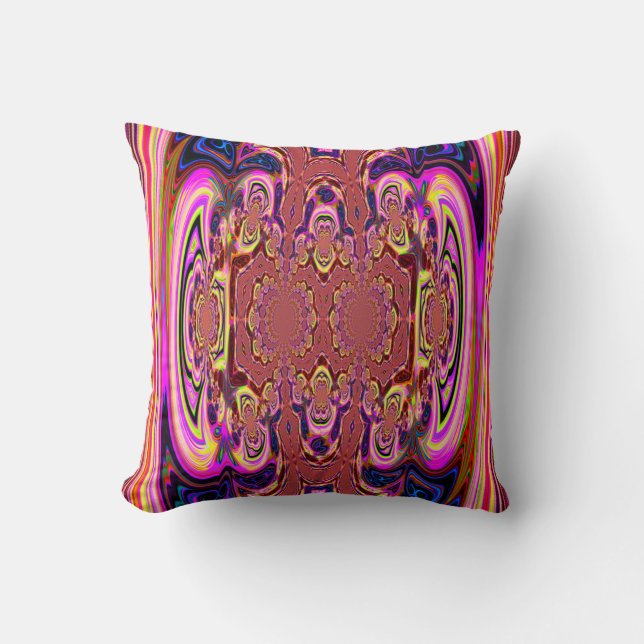 Orange Cosmic Spectacular Pillow Kudde (Framsida)