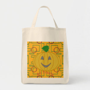Orange Costume Design All Trets NoTricks Tote Bag Tygkasse
