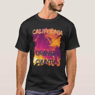 Orange County Beach Handflatan träd California Vac T Shirt