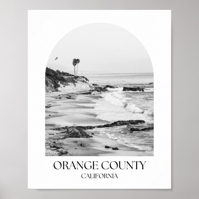 Orange County California Arch Photo Print Poster (Framsidan)