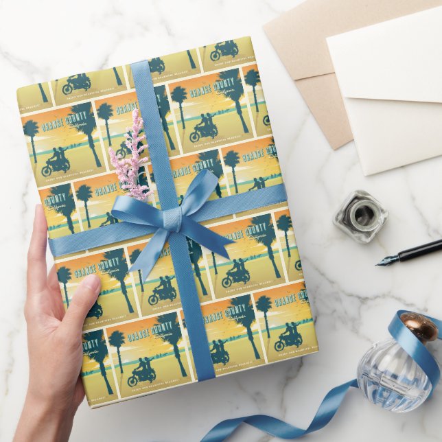 Orange County, California Beacher Presentpapper (Gifting)