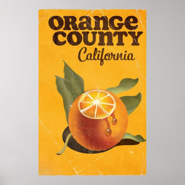 Orange County California Poster (Framsidan)