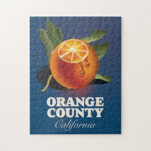 Orange County California-reseaffisch. Pussel