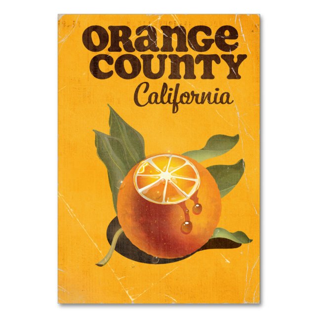 Orange County Kalifornien  Bordsnummer (Framsidan)