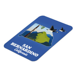 Orange County Kalifornien Resa affisch Magnet