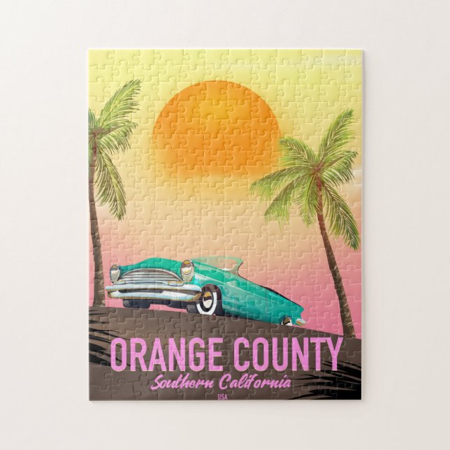 Orange County Kalifornien USA Pussel (Vertikal)