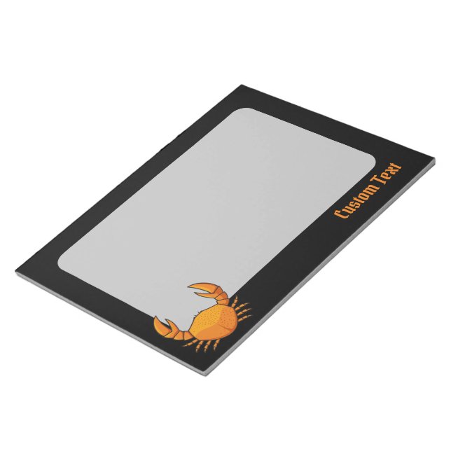 Orange Crab Anteckningsblock (Vinklad)