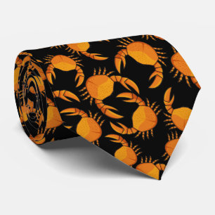 Orange Crab-bakgrund Slips