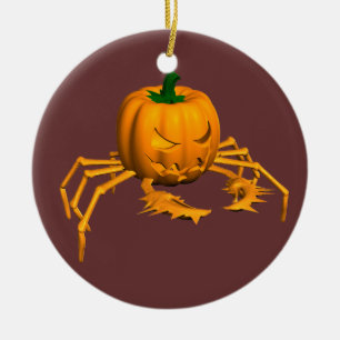 Orange Crab Julgransprydnad Keramik