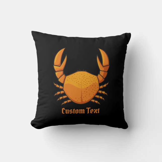 Orange Crab Kudde (Framsida)