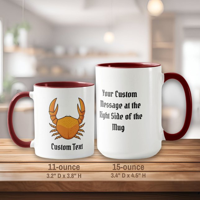 Orange Crab Mugg (Skapare uppladdad)