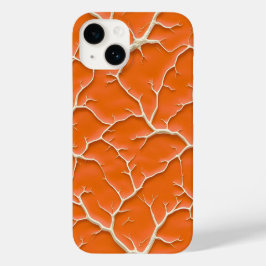Orange Crack Branch iPhone Case Stylish Design