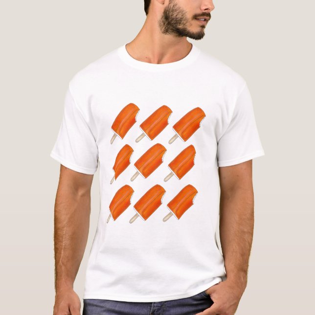 Orange Cream Popsicles T-Shirt (Framsida)