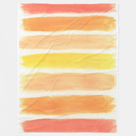 Orange Cream Sickle Rand Fleecefilt