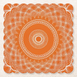 Orange Cream Underlägg Papper