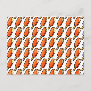 Orange Creamsicle Glass Popsicles Vykort