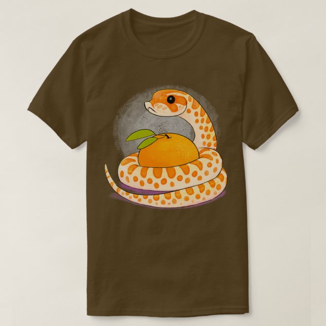 Orange Creamsicle Hognose Snake  T Shirt (Design framsida)