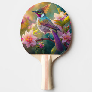 Orange Crested Rainbow Jay Fantasy Bird Pingisracket