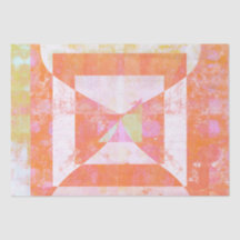 Orange Crush #1 - papper för blandat mediematerial