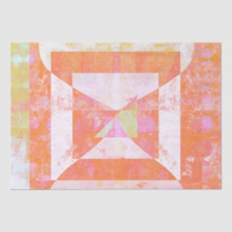 Orange Crush #1 - papper för blandat mediematerial