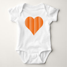Orange Cute Heart-Logotyp