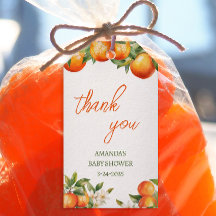 Orange Cutie Tack Shower
