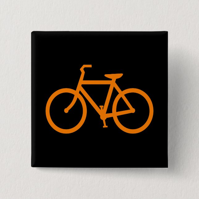 Orange cykel knapp (Framsida)