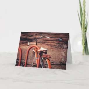 Orange cykel kort
