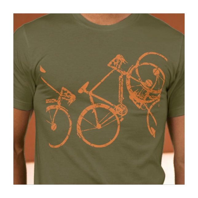 orange-cyklar. inspirerat cykla tee (Skapare uppladdad)