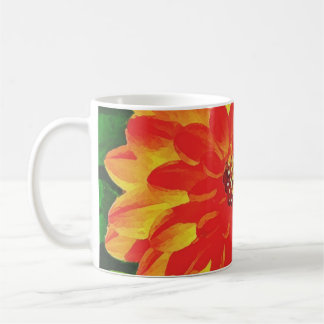 Orange Dahlia Kaffemugg