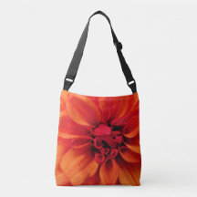 Orange Dahlia Kor-Body Tote Bag