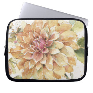 Orange Dahlia Laptop Fodral