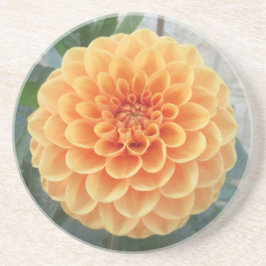 Orange Dahlia Sandstone Underlägg
