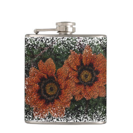 Orange Daisy Bollar Hip-kolv Fickplunta