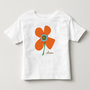 Orange Daisy PIP Whimsical & Cute Summer Flower Tröja