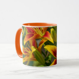 Orange Daylily Canadian Blomsterfotografi Mugg