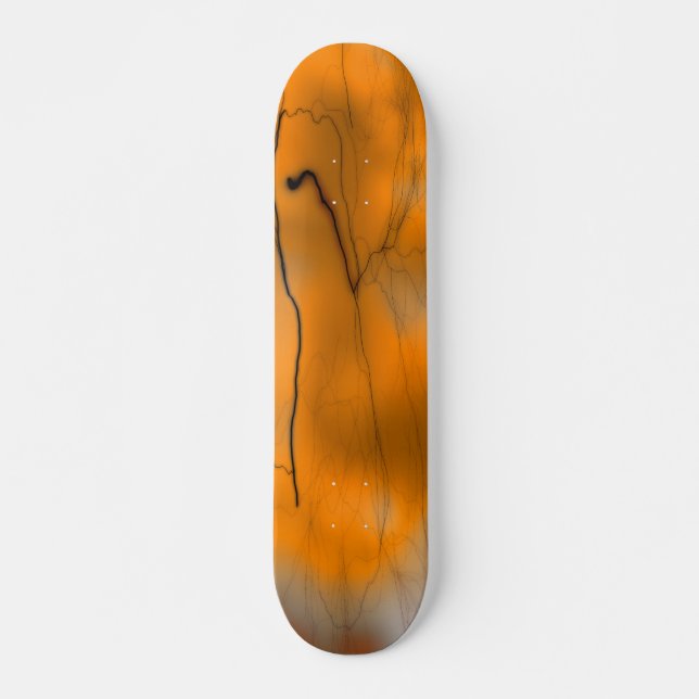 Orange Deck Skateboard Bräda 21,5 Cm (Framsida)
