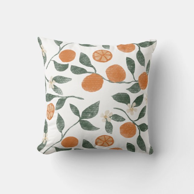Orange Dekorativ kudde (Framsida)