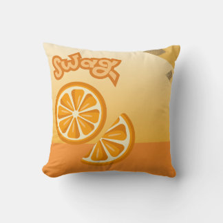 Orange Dekorativ kudde