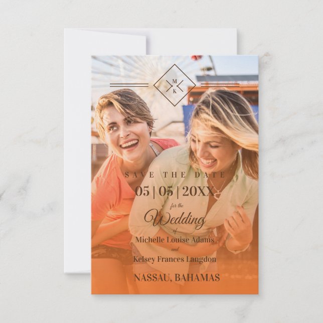 Orange Destination Wedding Gay Lesbian Wedding (Framsida)