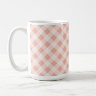 ORANGE DIAGONAL PÅSK RANDIGT MÖNSTER KAFFEMUGG