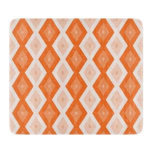Orange diamant mönster
