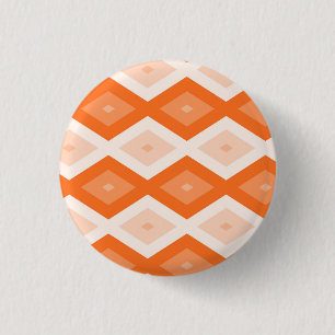 Orange diamant mönster knapp