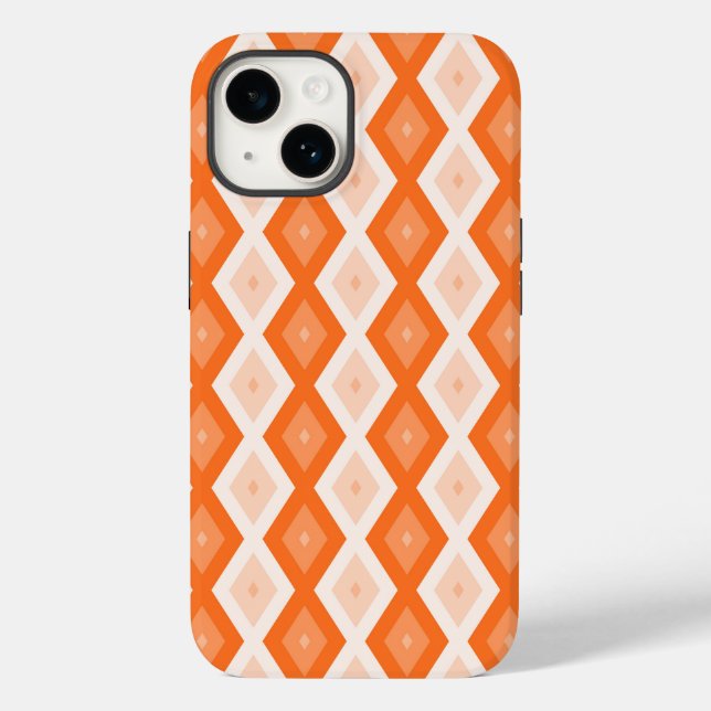 Orange diamantmönster (Baksida)