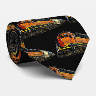 Orange Diesel Locomotive Tåg Engine Slips