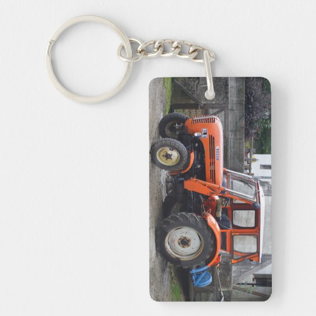 Orange Diesel Tractor Steyr KL II (Framsidan)