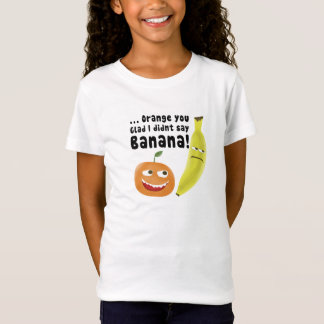 Orange dig som är glad t shirt