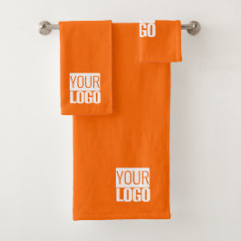 orange - din logotyp- badhandduksset